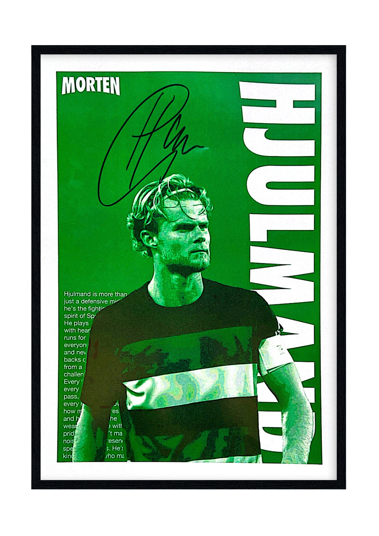 Poster assinado por Morten Hjulmand - Sporting CP