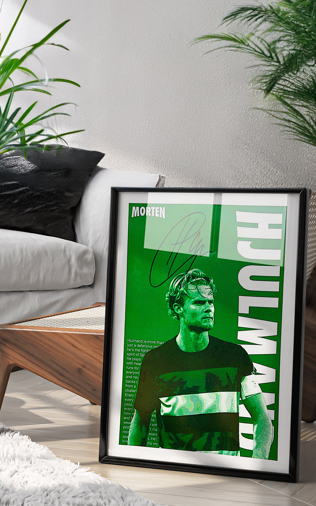 Poster assinado por Morten Hjulmand - Sporting CP