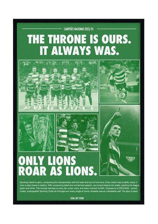 Sporting CP "The Throne is ours. It always was."