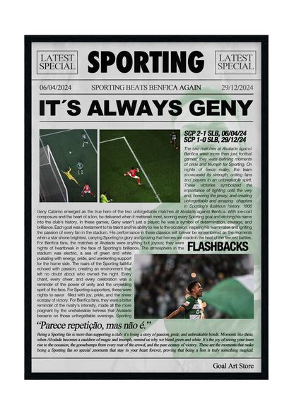 Geny Catamo vs Benfica