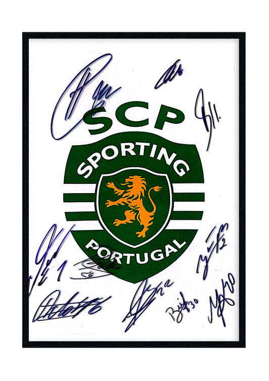 Poster assinado pela equipa do Sporting CP