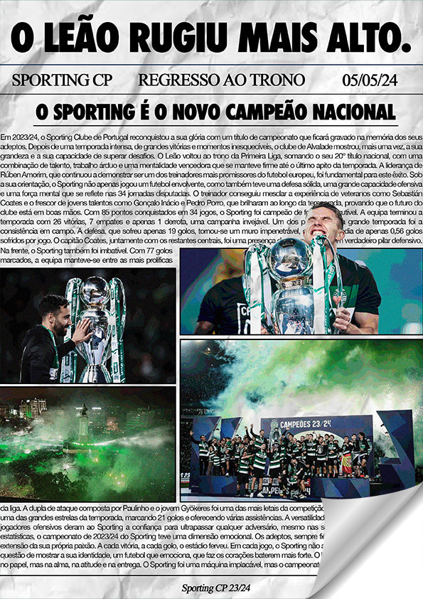 Campeão Nacional 2023/24 - Sporting CP