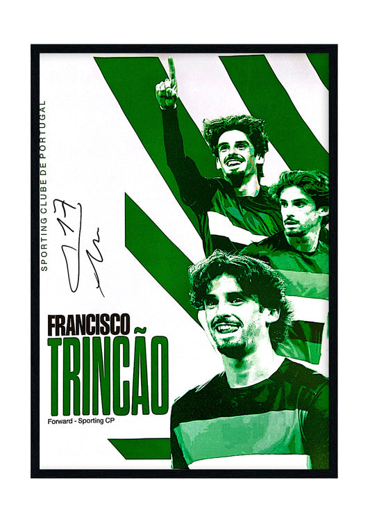 Poster assinado por Francisco Trincão - Sporting CP