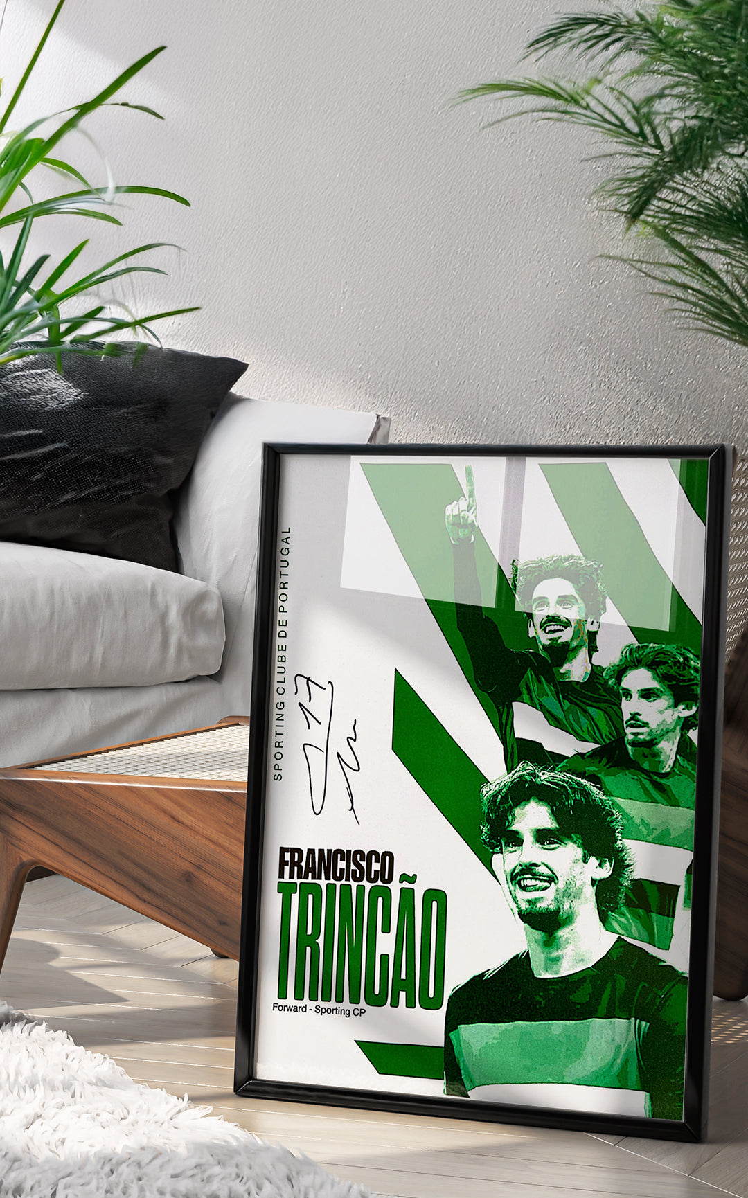 Poster assinado por Francisco Trincão - Sporting CP