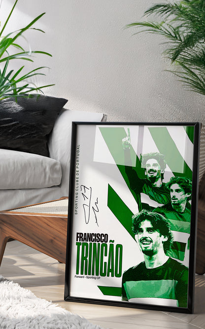 Poster assinado por Francisco Trincão - Sporting CP